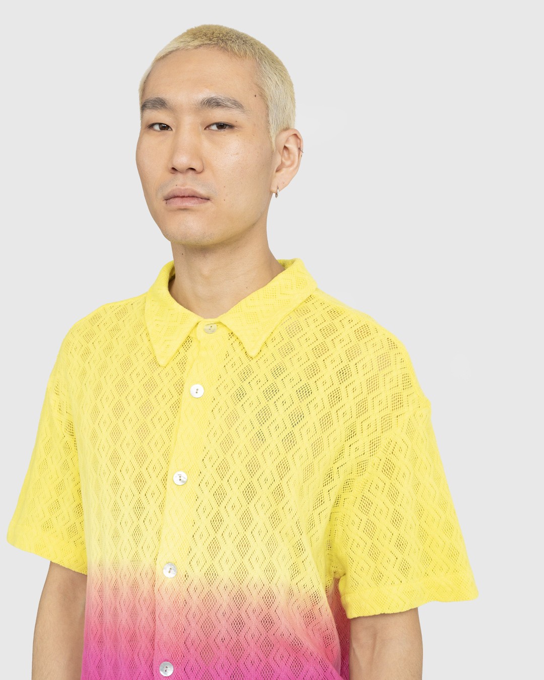 Pink and yellow polo shirt hot sale