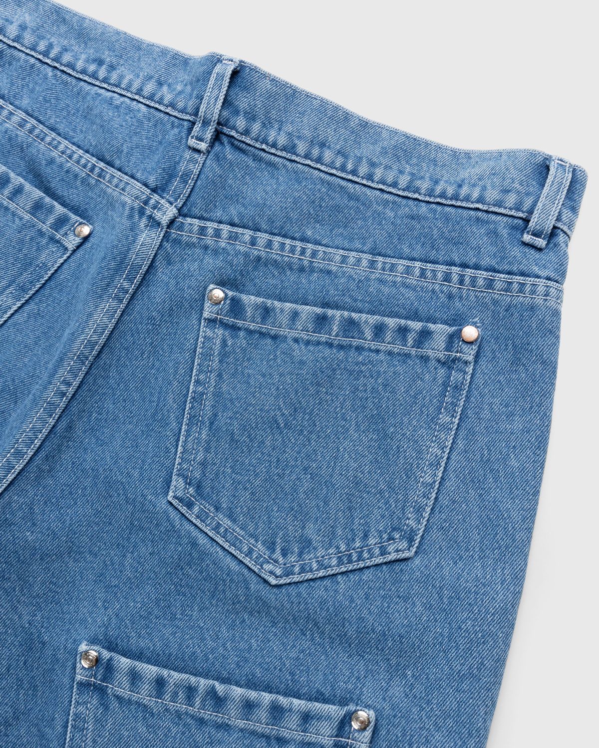 Lourdes New York – Multi-Pocket Denim Blue - Pants - Blue - Image 6