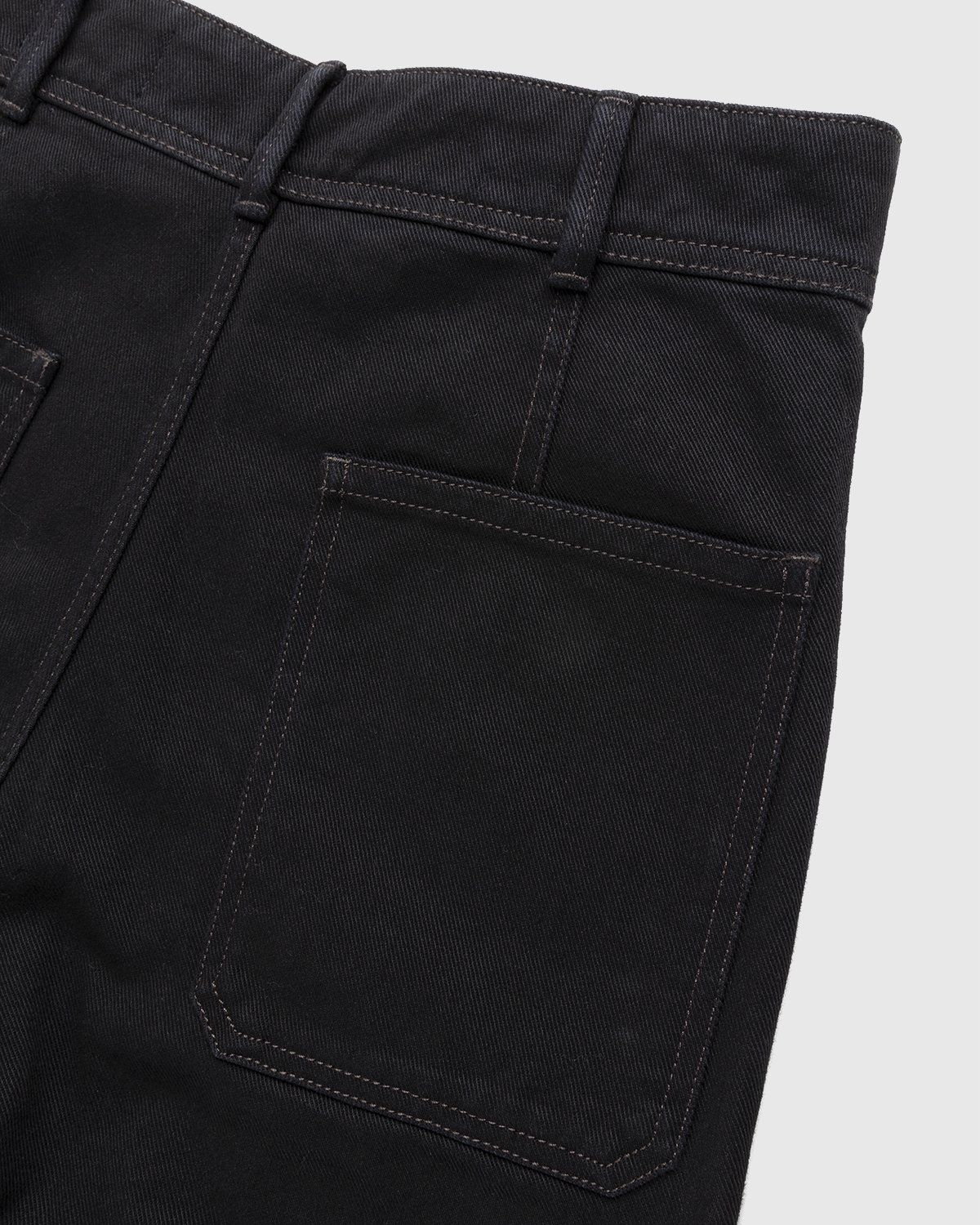 Lemaire – Rinsed Denim Sailor Pants Black - Denim - Black - Image 4