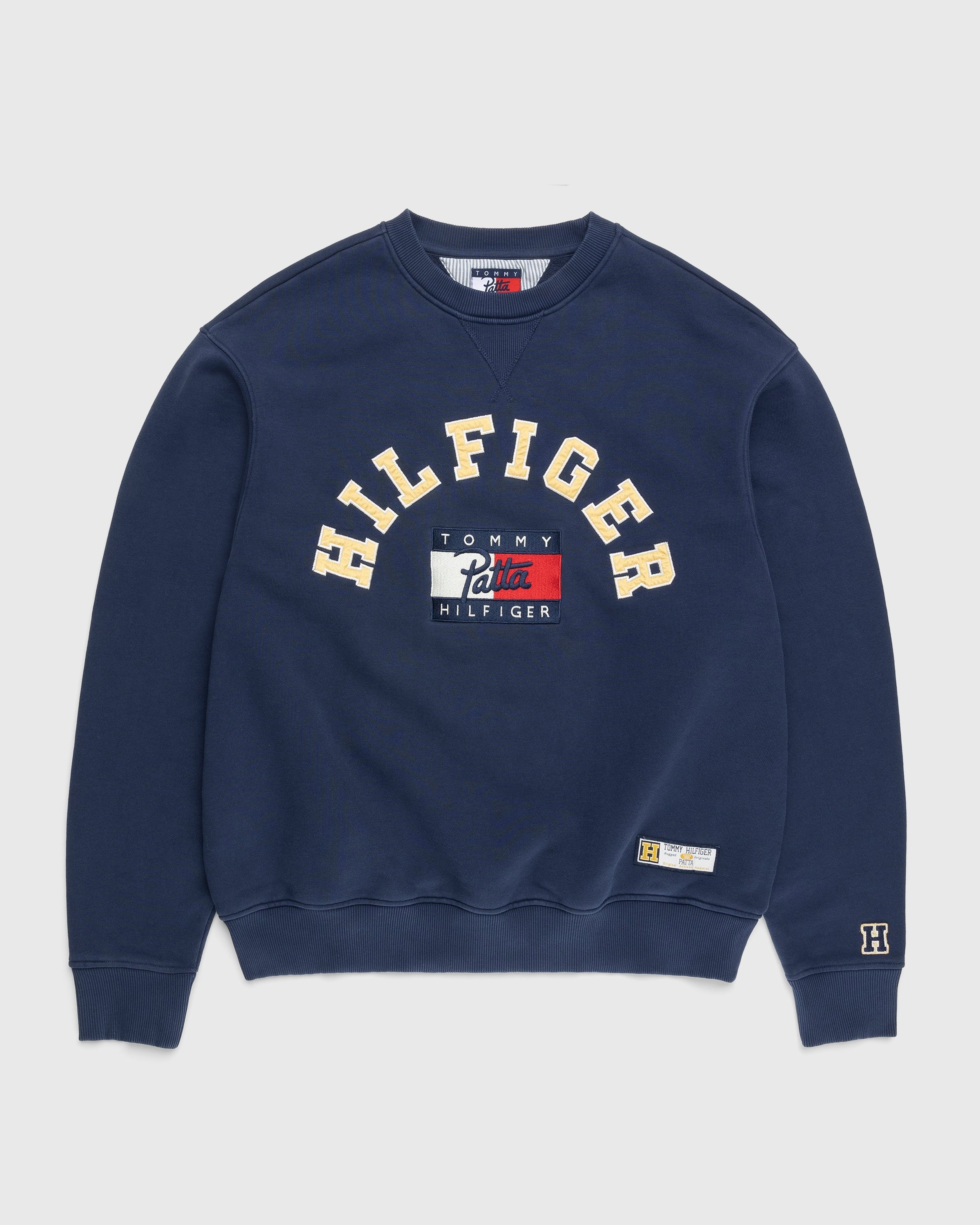 Patta x Tommy Hilfiger – Crewneck Sweatshirt Sport Navy - Sweatshirts - Blue - Image 1