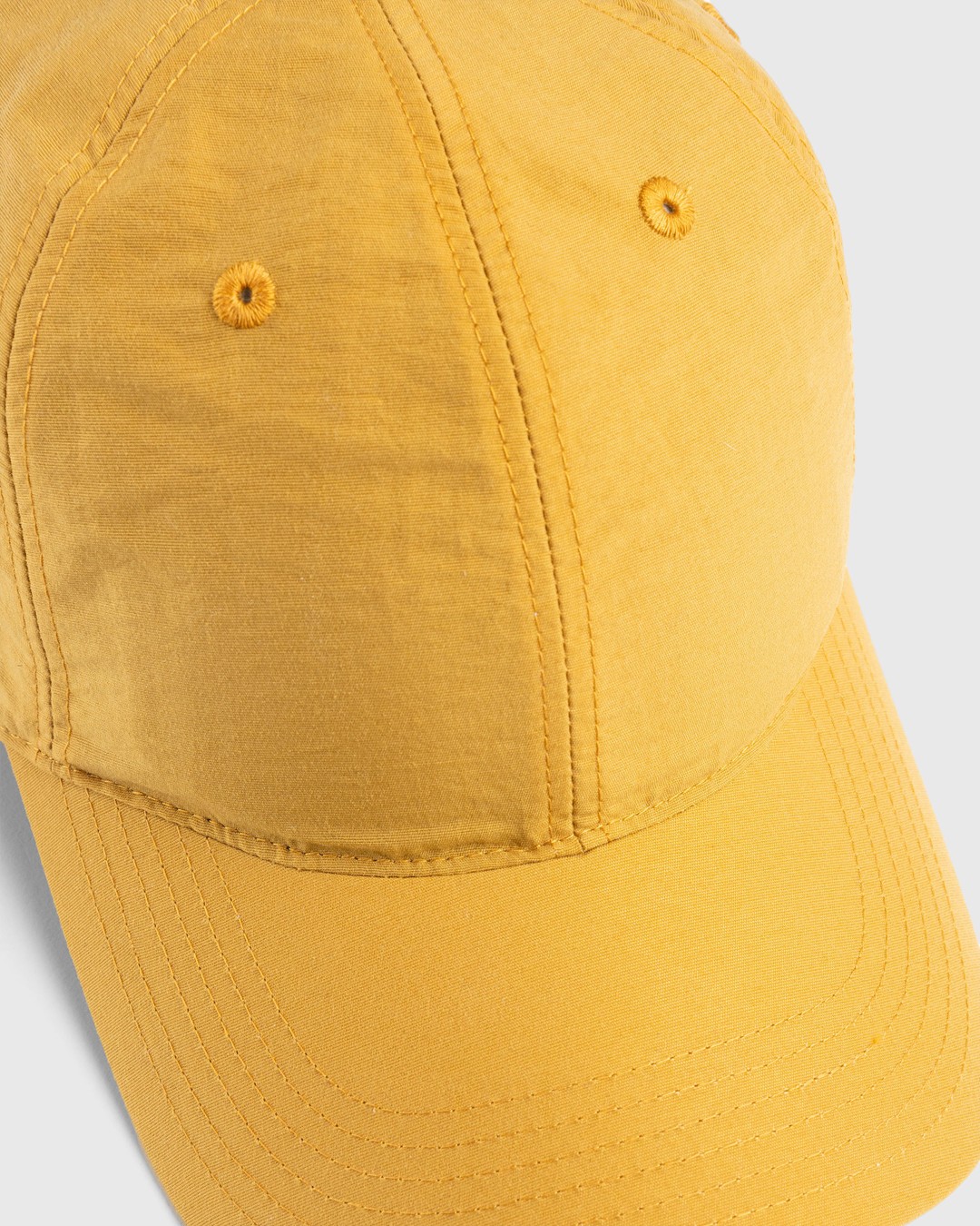 Highsnobiety – Nylon Ball Cap Dijon - Hats - Yellow - Image 4