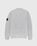 Stone Island – Wool V-Neck Sweater Pearl Grey - V-Necks Knitwear - Grey - Image 2