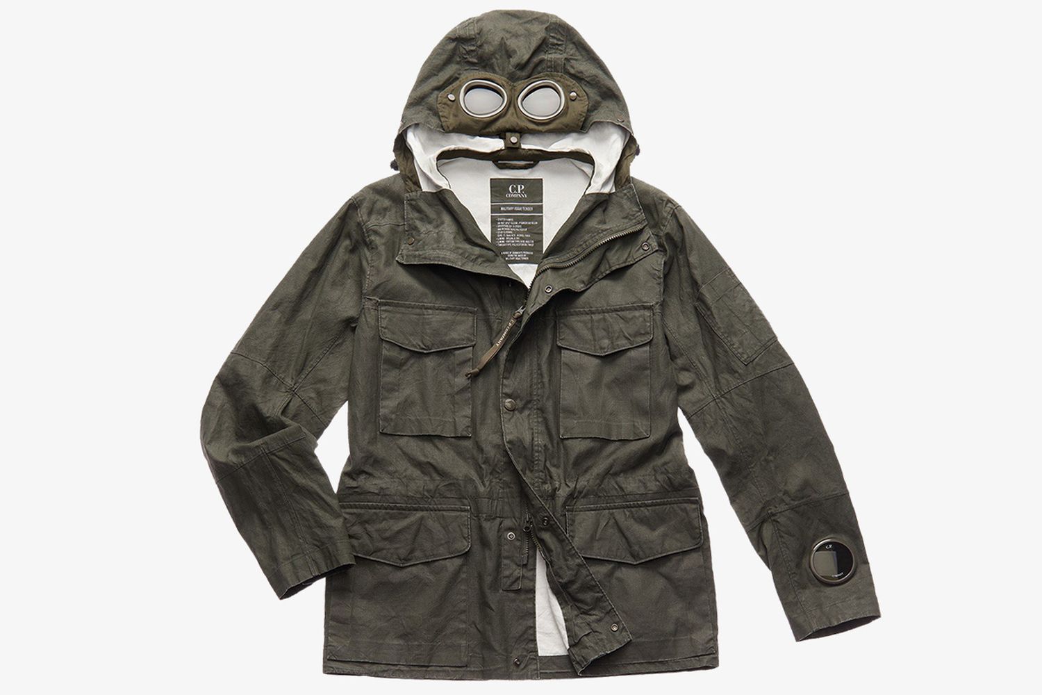 Plated Linen Utility Goggle Jacket