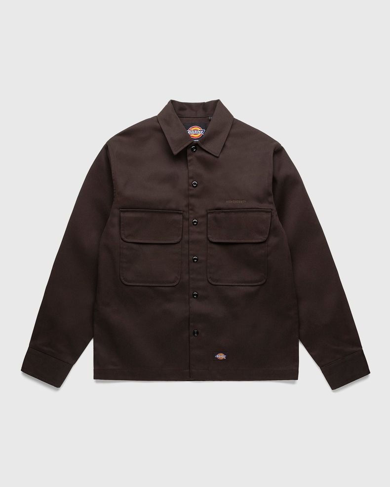 Highsnobiety x Dickies – Service Shirt Dark Brown