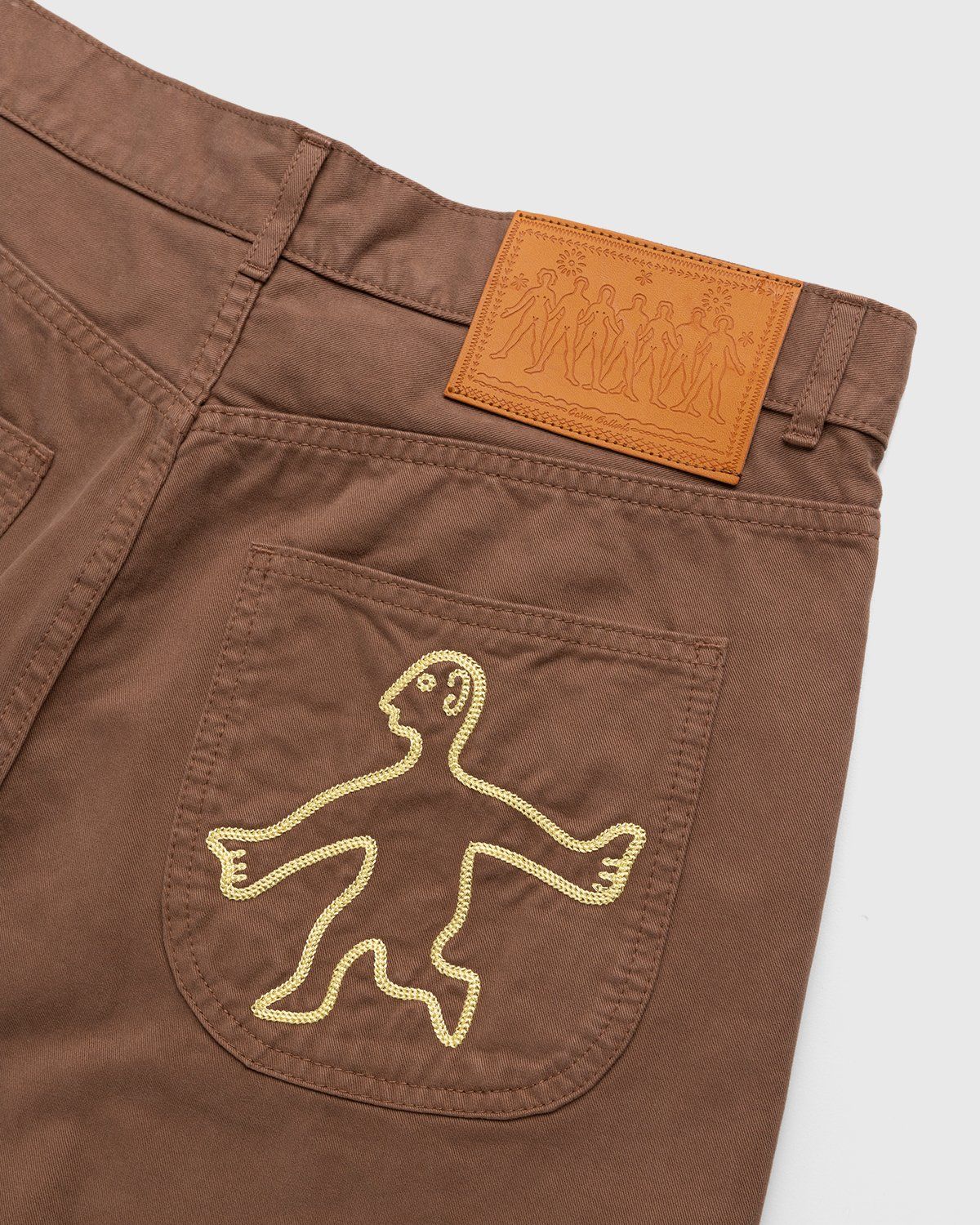Carne Bollente – The Back Bump Trouser Brown - Pants - Brown - Image 5