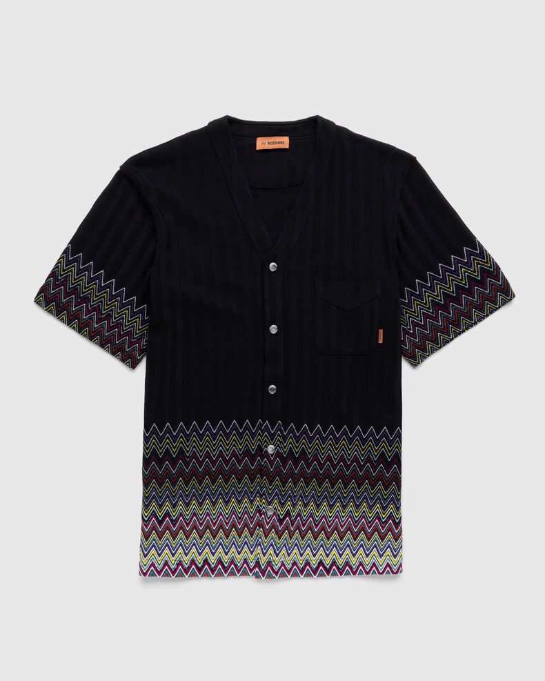 Missoni – Knitted T-Shirt Black