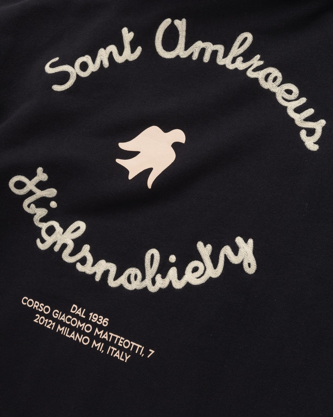 Highsnobiety x Sant Ambroeus – Hoodie Black  - Sweats - Black - Image 7