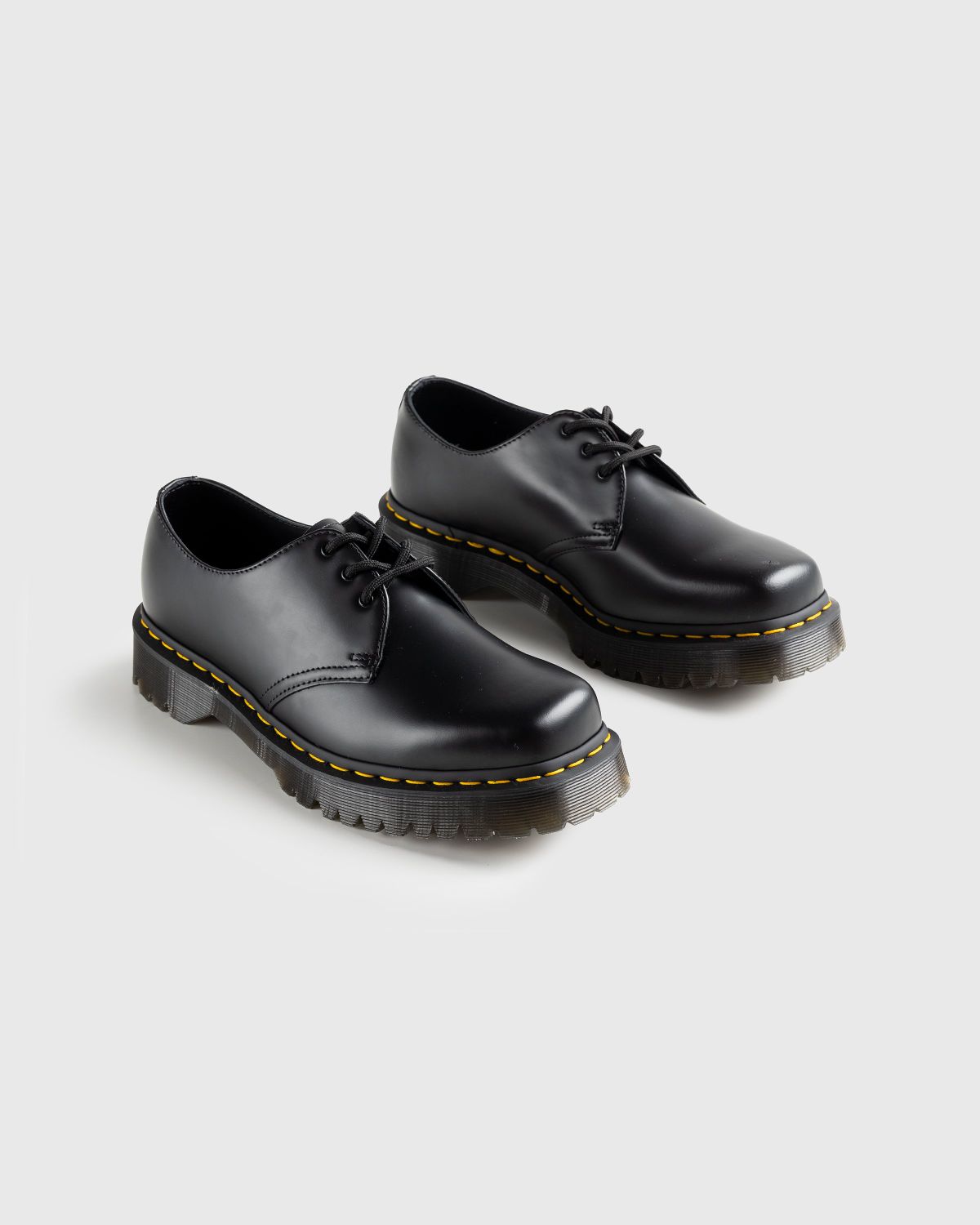 Dr. Martens – 1461 Bex Squared Black Polished Smooth | Highsnobiety Shop