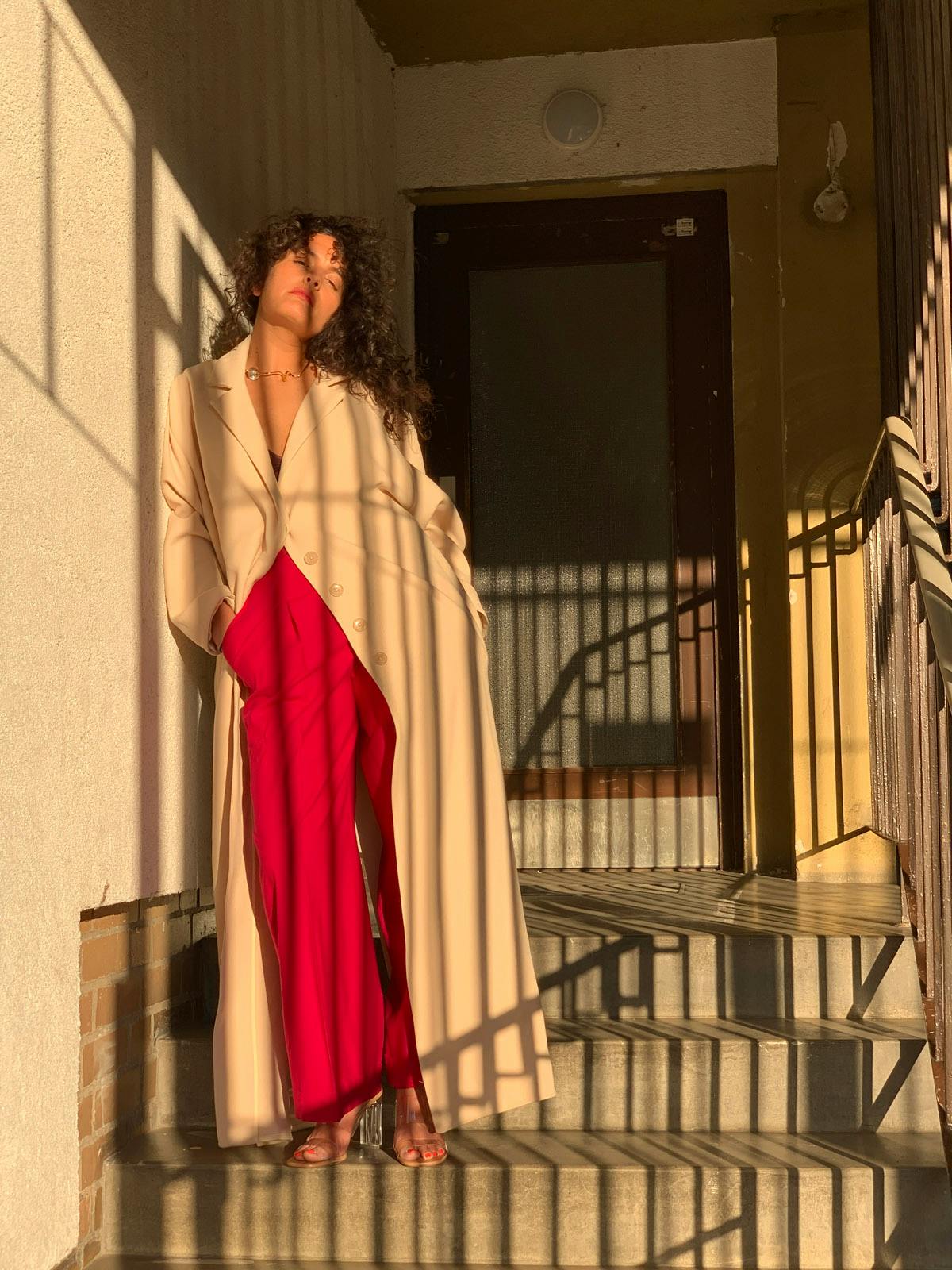 Lorena Maza poses for a photograph