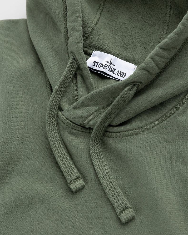 Stone Island – Fleece Hoodie Sage Green | Highsnobiety Shop