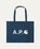 A.P.C. x Carhartt WIP – Alan Shopping Bag Indigo - Bags - Blue - Image 1