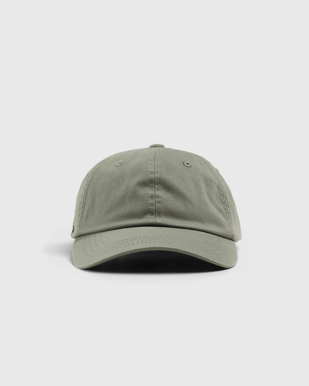 Acne Studios – Cotton Baseball Cap Sage Green - Hats - Green - Image 2