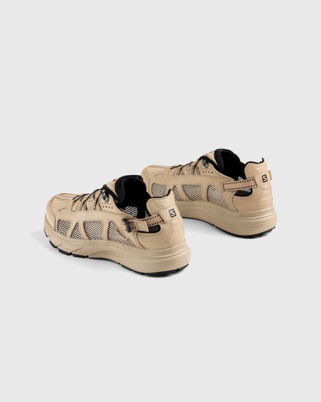 Salomon – Techsonic Leather Advanced Safari/Safari/Black - Sneakers - Beige - Image 4