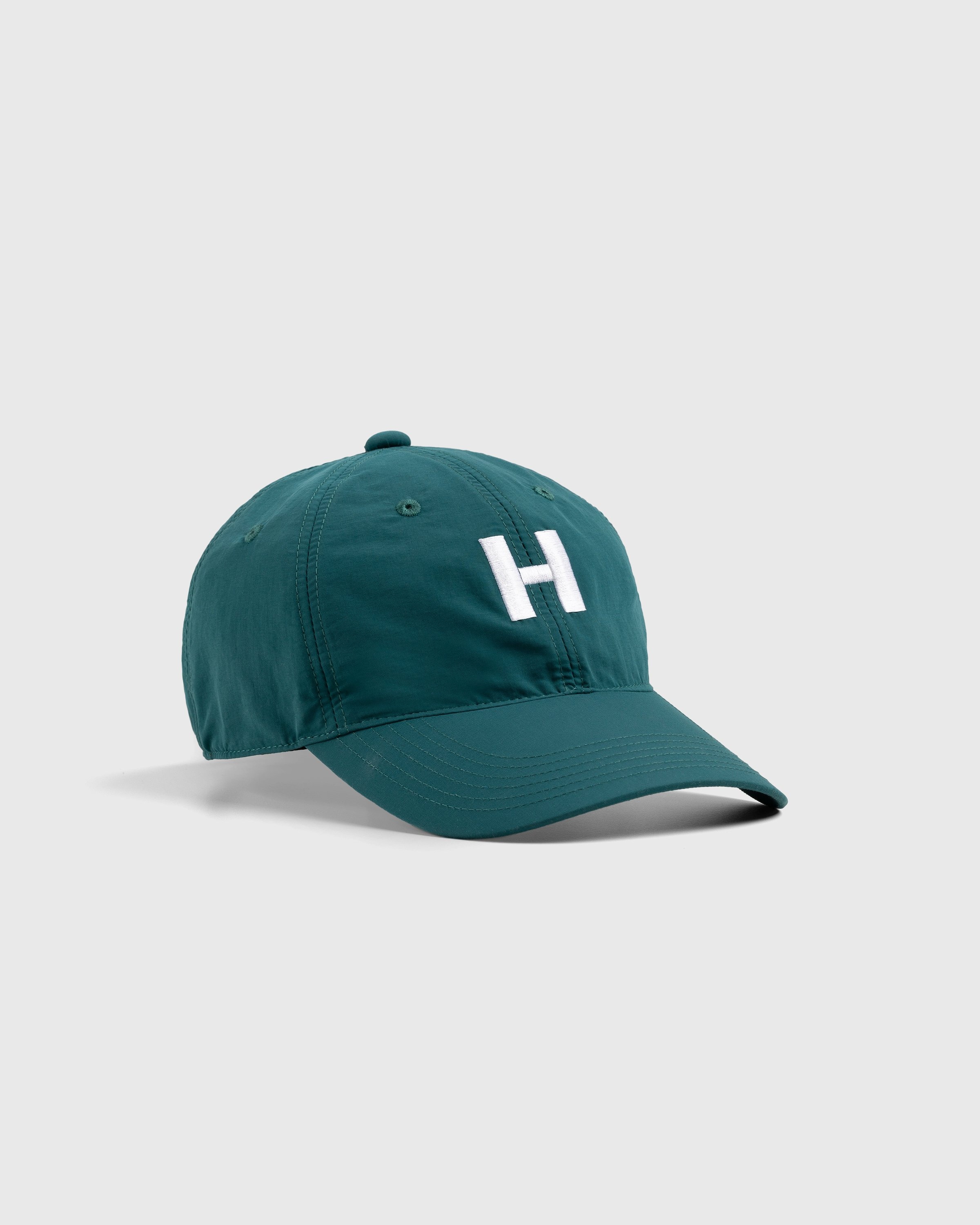 Highsnobiety – Peached Nylon Ball Cap Green - Hats - Green - Image 1