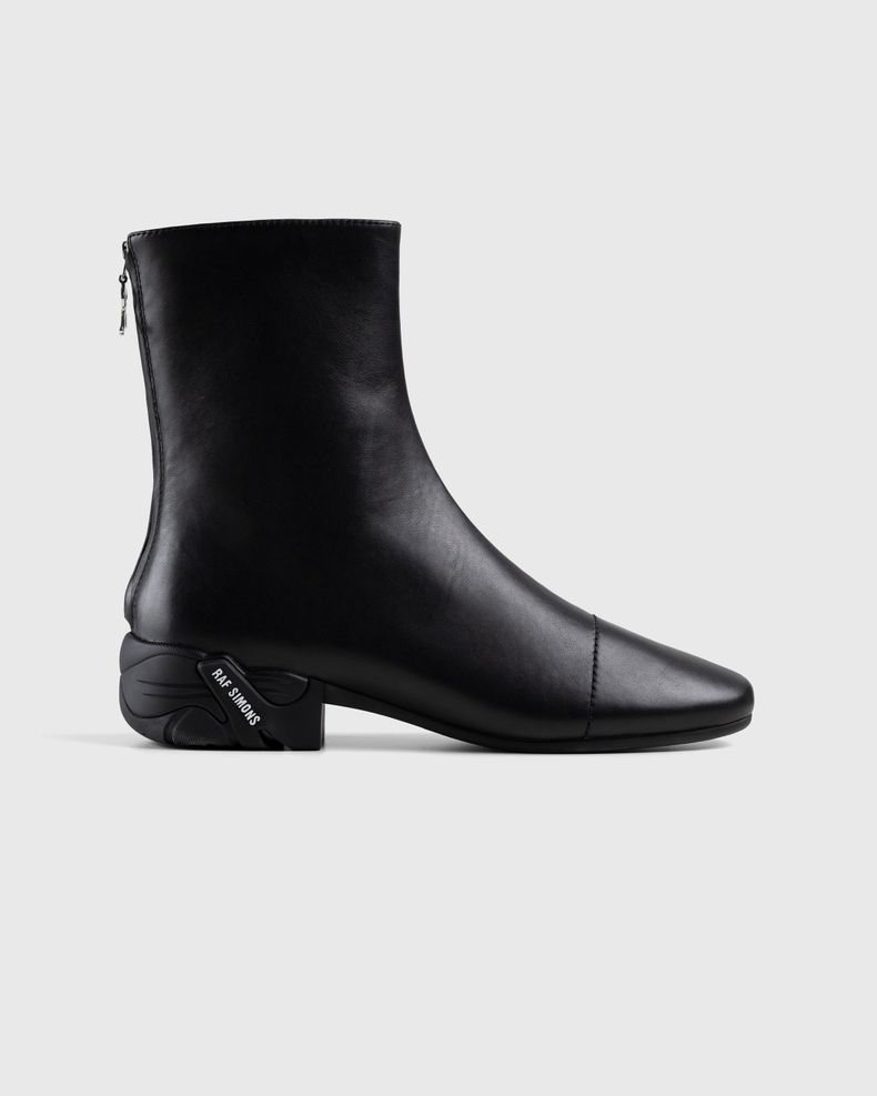Raf Simons – Solaris High Leather Boot Black