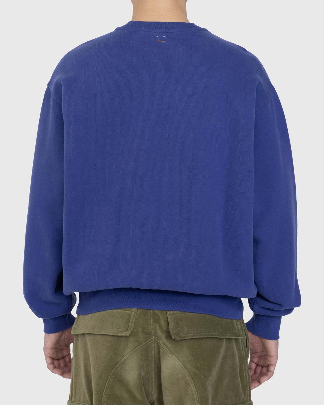 Acne Studios – George Friedrich Handel Embroidered Crewneck Sweatshirt Blue - Sweats - Blue - Image 4
