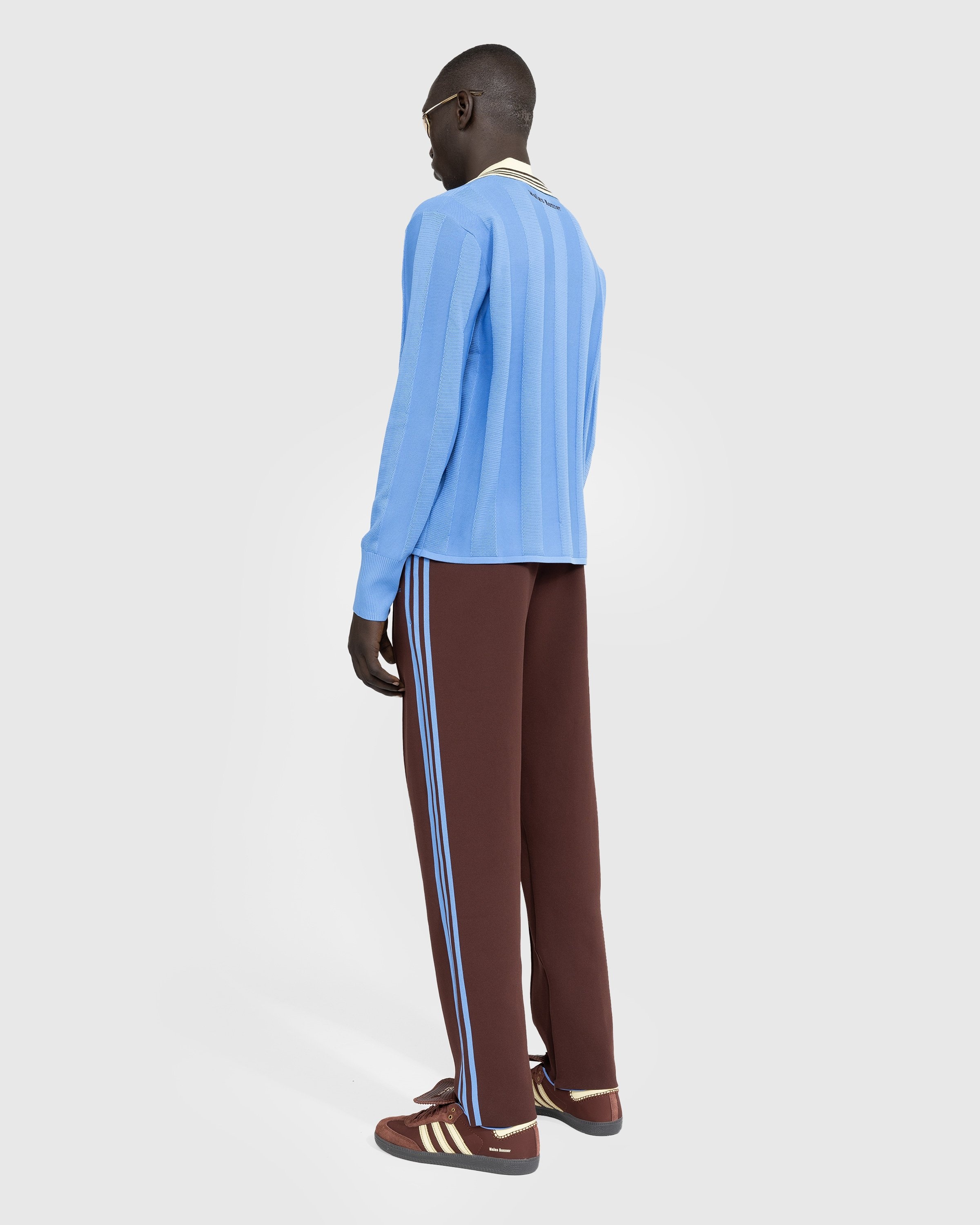 Adidas x Wales Bonner – Knit Football Long-Sleeve Lucky Blue - Longsleeves - Blue - Image 4