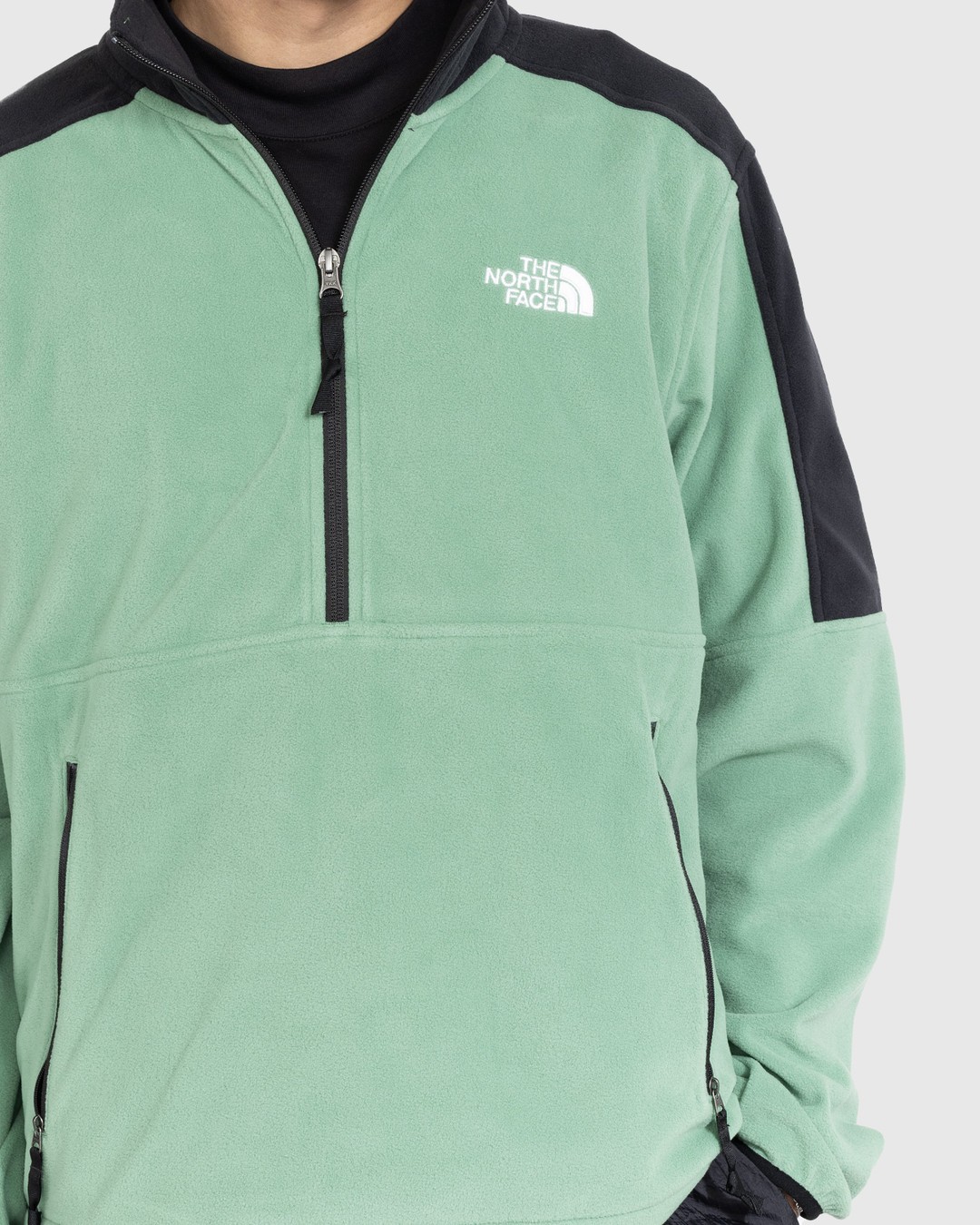 The North Face – TNF Polartec 100 Quarter-Zip Deep Grass Green - Fleece - Green - Image 4