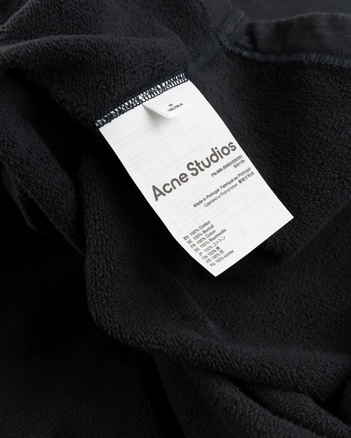 Acne Studios – Hoodie Black - Sweats - Black - Image 5