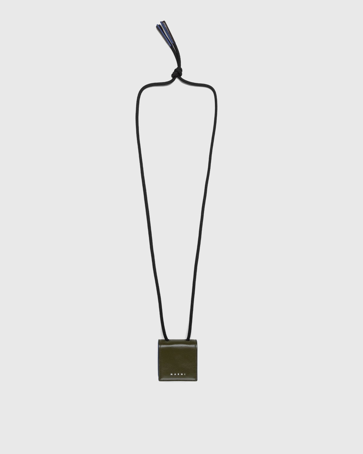 Marni – Calf Leather AirPods Case Green - Phone cases - Green - Image 1