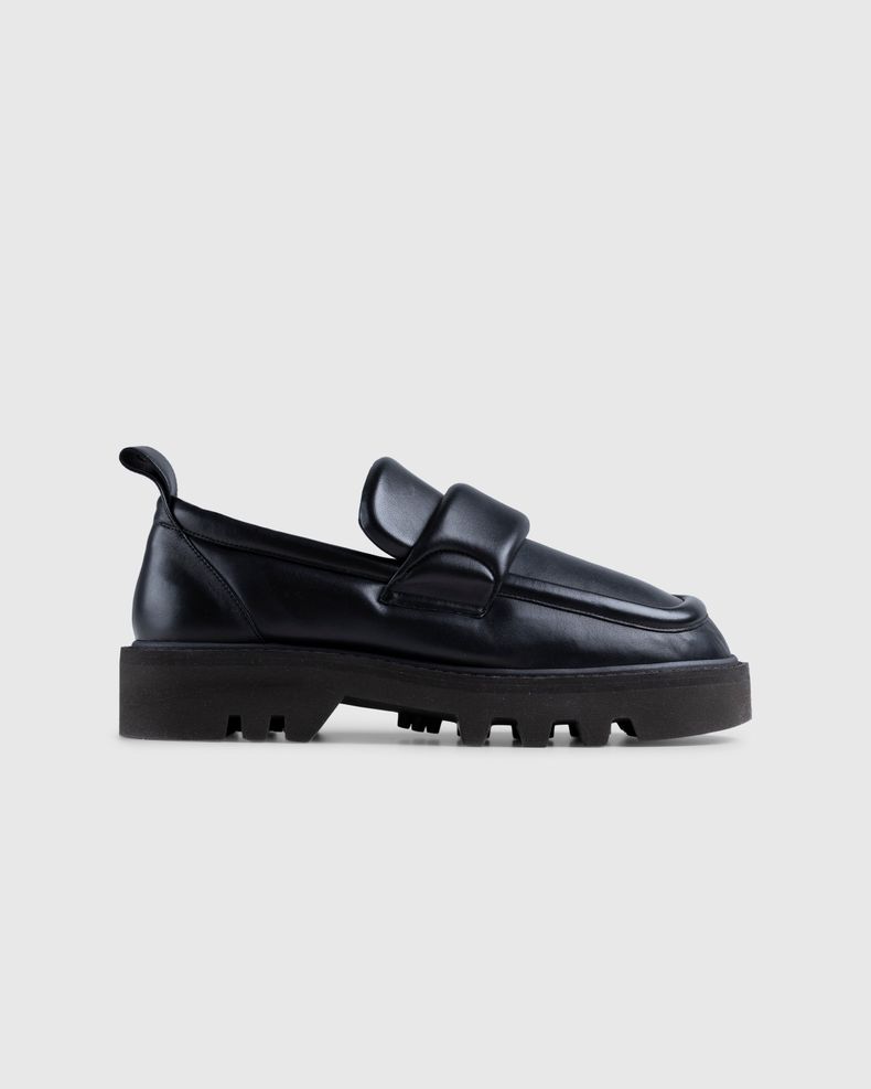 Dries van Noten – Padded Leather Loafers Black
