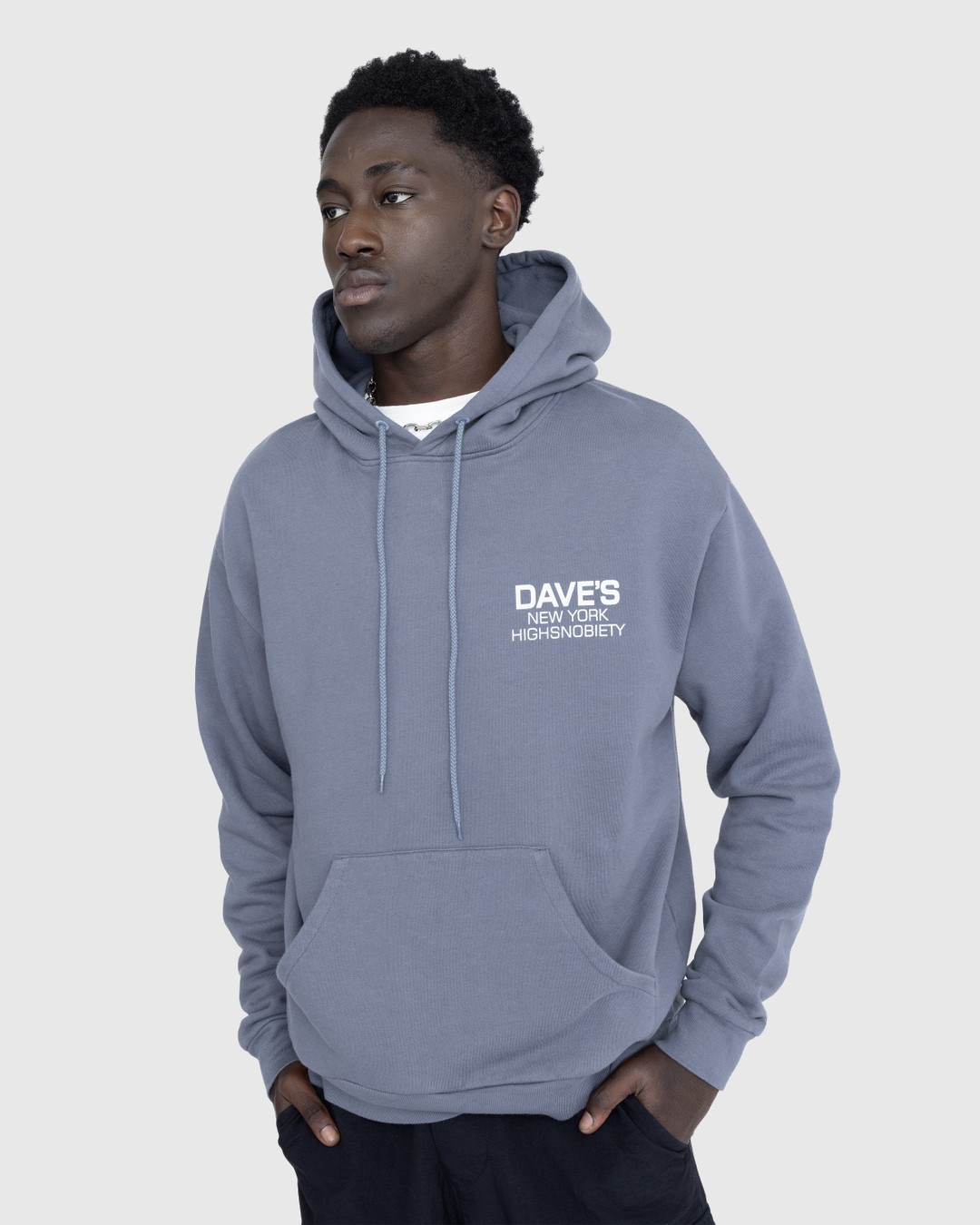 Dave's New York x Highsnobiety – Hoodie Gray - Sweats - Grey - Image 3