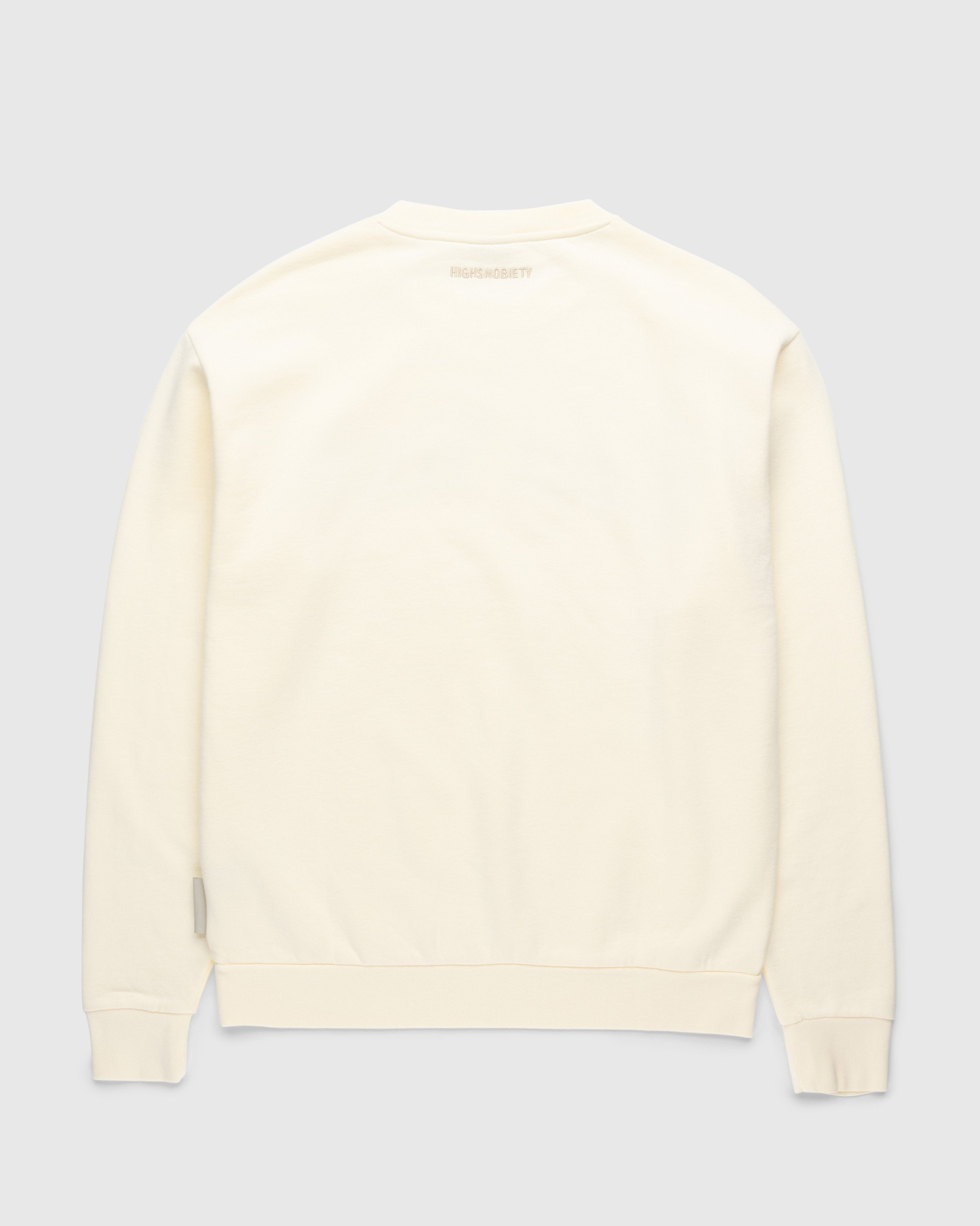 Highsnobiety – Neu York Crewneck Eggshell - Sweats - Yellow - Image 2