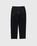Wool Blend Elastic Pants Black