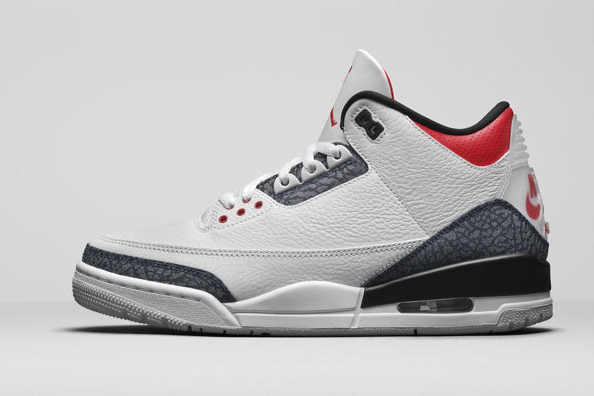 Jordan Brand Fall 2020 sneaker lineup Air Jordan 3 red denim