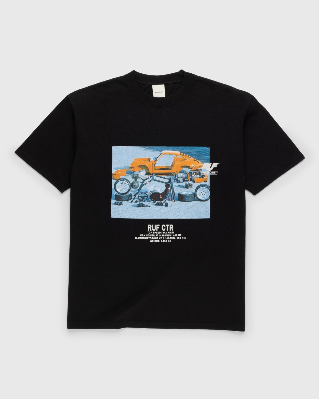 RUF x Highsnobiety – CTR T-Shirt Black - Tops - Black - Image 1