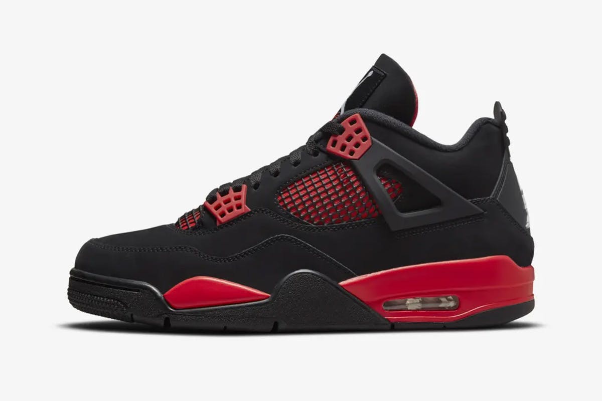 jordan 4 red thunder grade school retail price