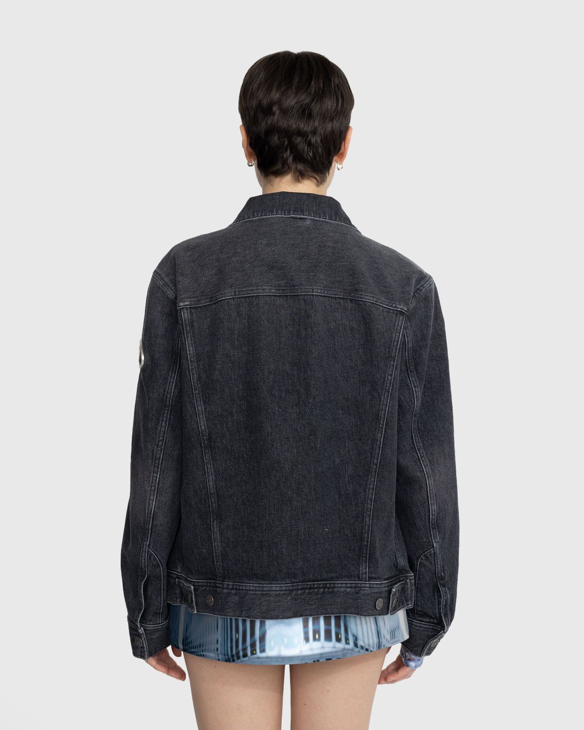 Diesel – D-Barcy Trucker Jacket - Outerwear - Blue - Image 3