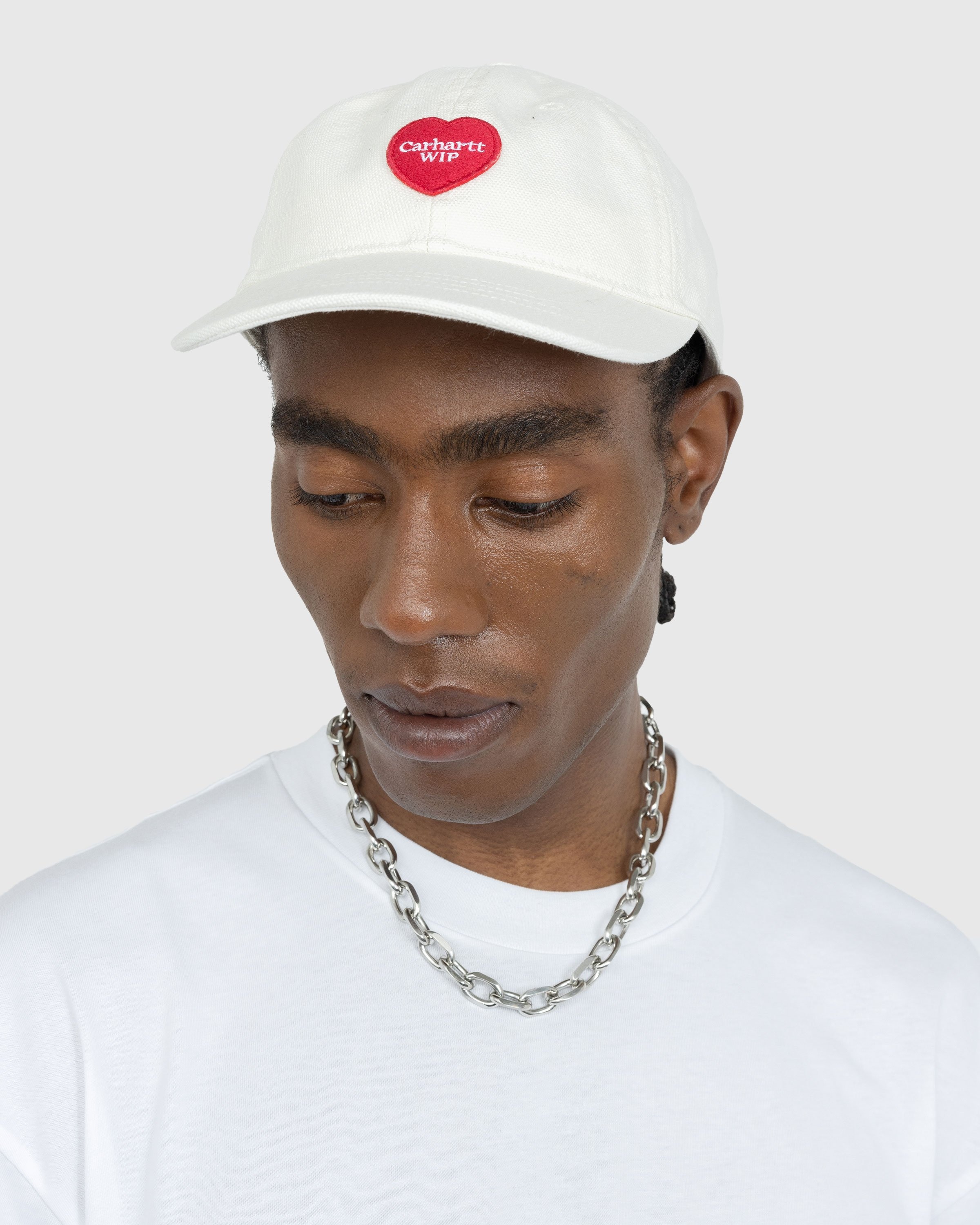 Carhartt WIP – Heart Patch Cap Natural - Hats - Beige - Image 4