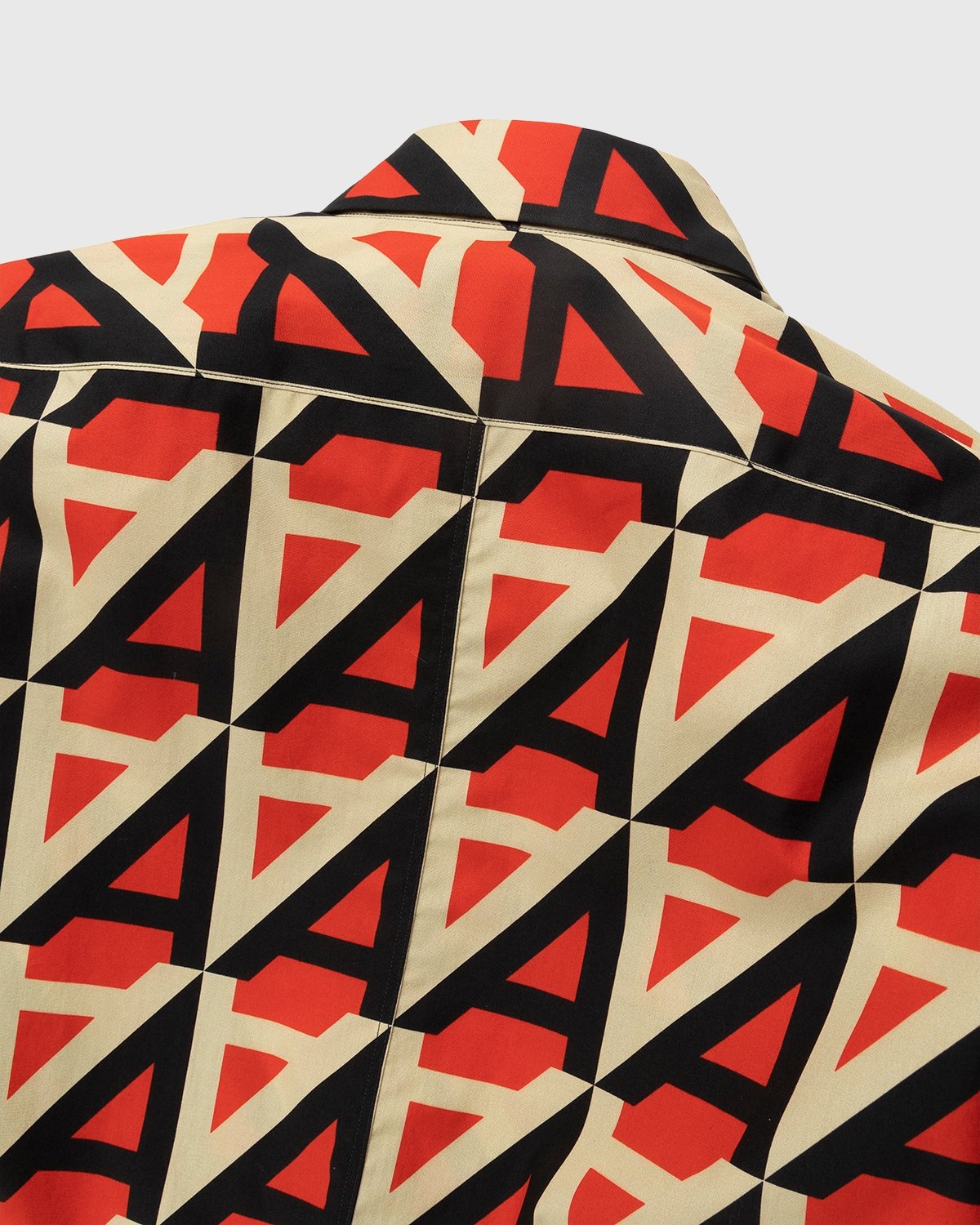 Dries van Noten – Curle "A" Shirt Red - Shirts - Red - Image 3