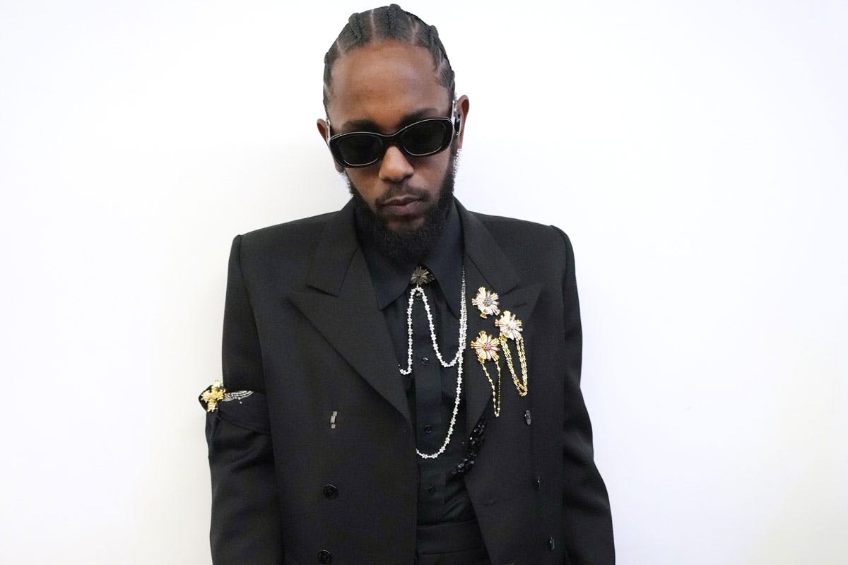 Kendrick Lamar Super Bowl 2022 Half-Time Show Louis Vuitton Suit