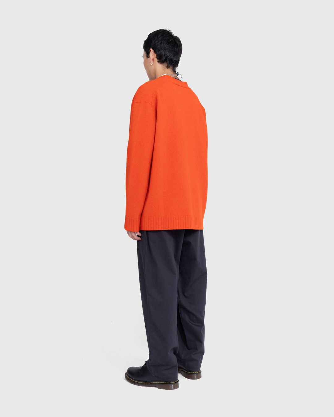 Jil Sander – Wool Cardigan Poppy - Knitwear - Red - Image 4