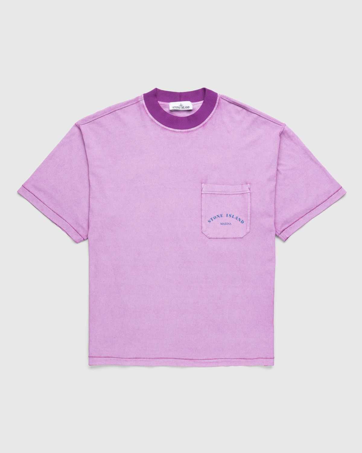 Stone Island – T-Shirt Pink 216X4 | Highsnobiety Shop