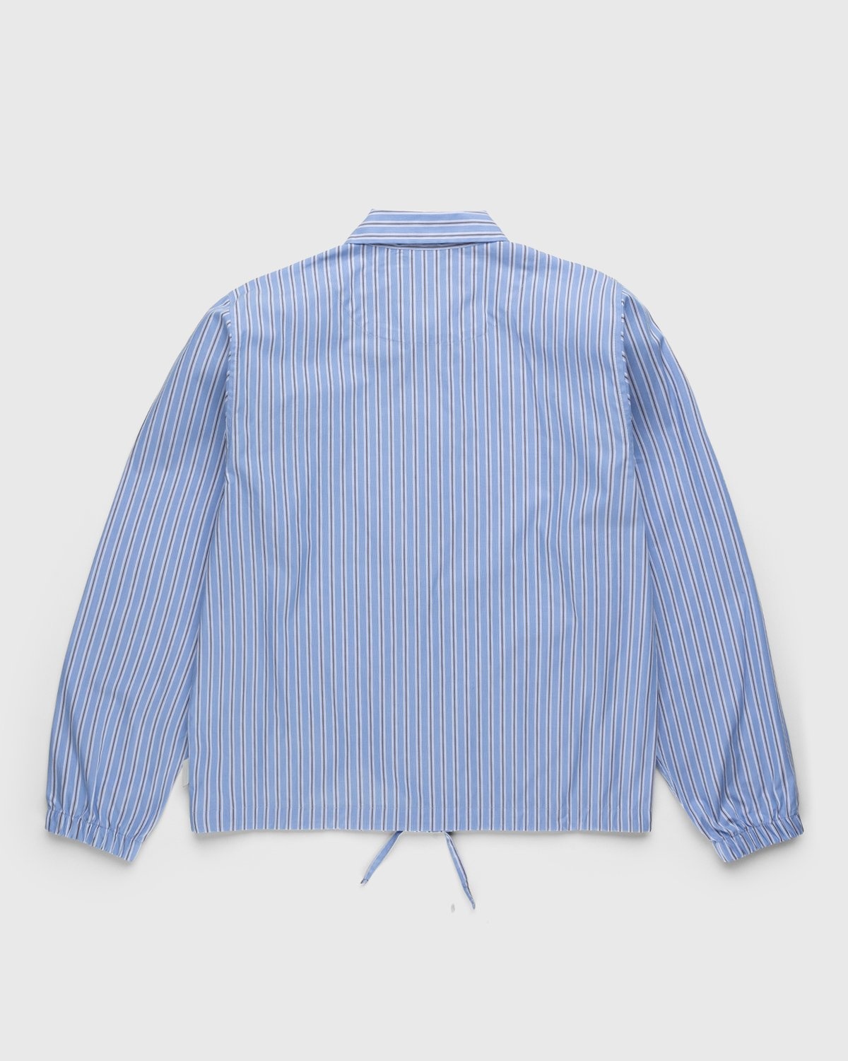 Highsnobiety – Poplin Shirt Jacket Blue/White - Shirts - Blue - Image 2
