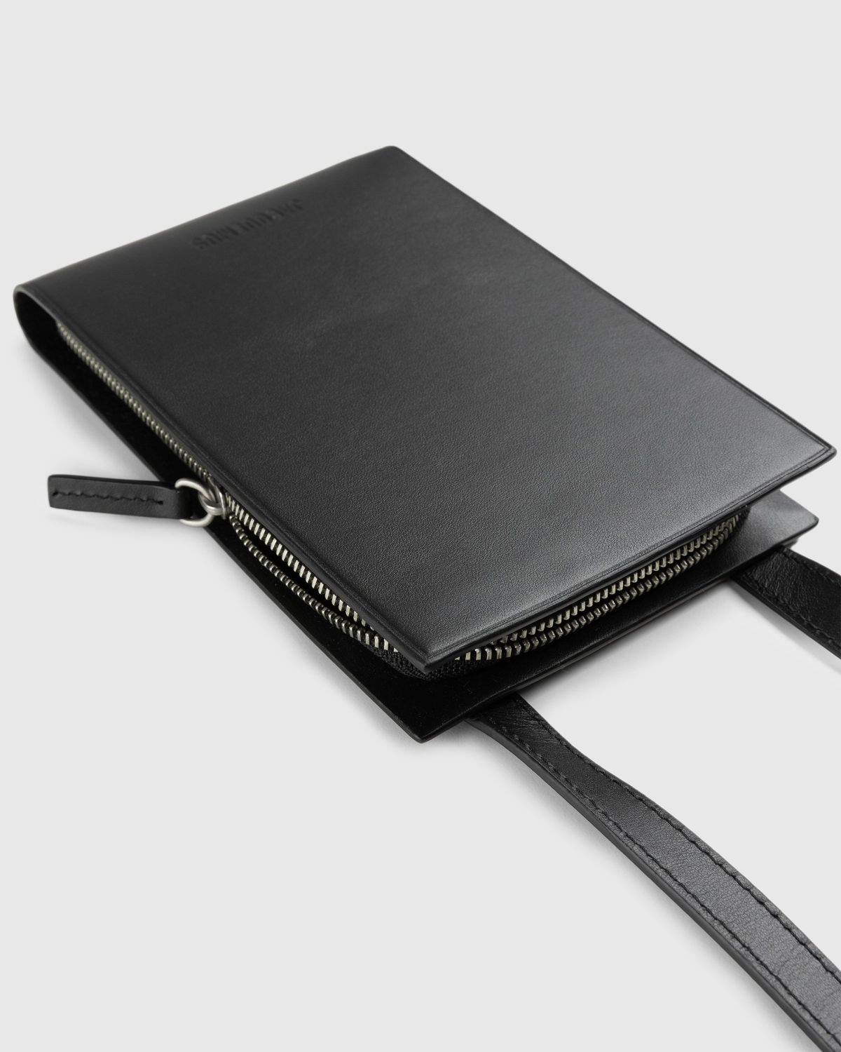 Jacquemus | Men Le Gadju Leather Crossbody Bag Black Unique