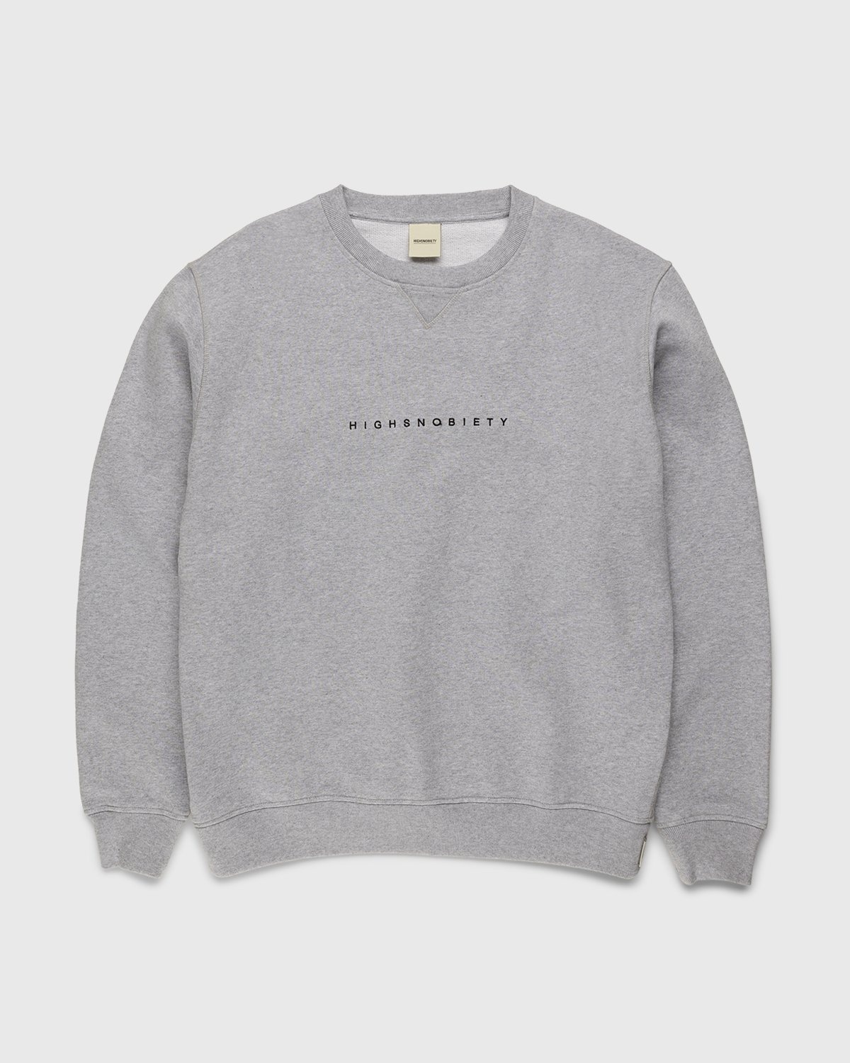 Highsnobiety – Staples Crew Heather Grey - Sweats - Grey - Image 1