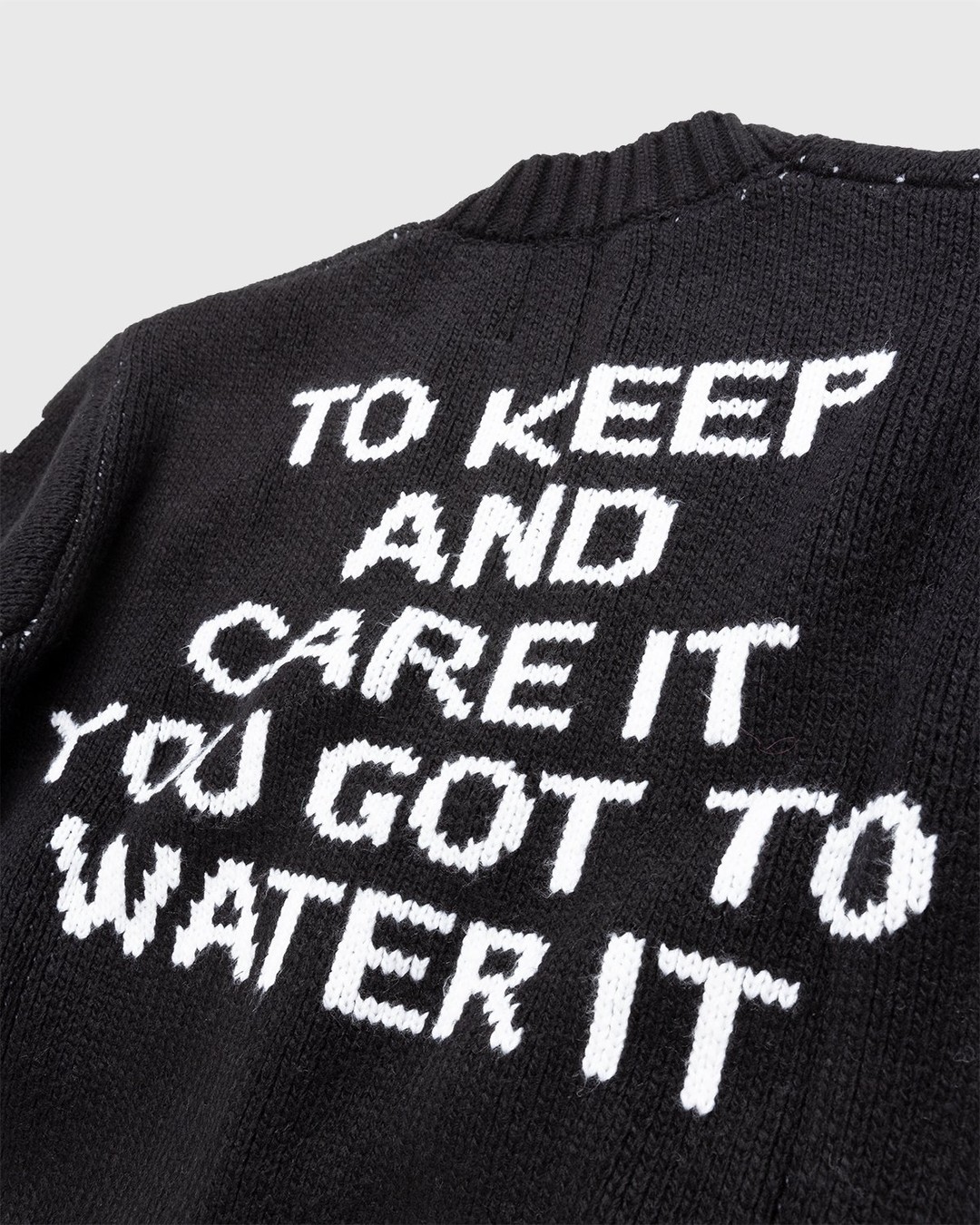 Patta – Roses Knitted Cardigan Black - Knitwear - Black - Image 7