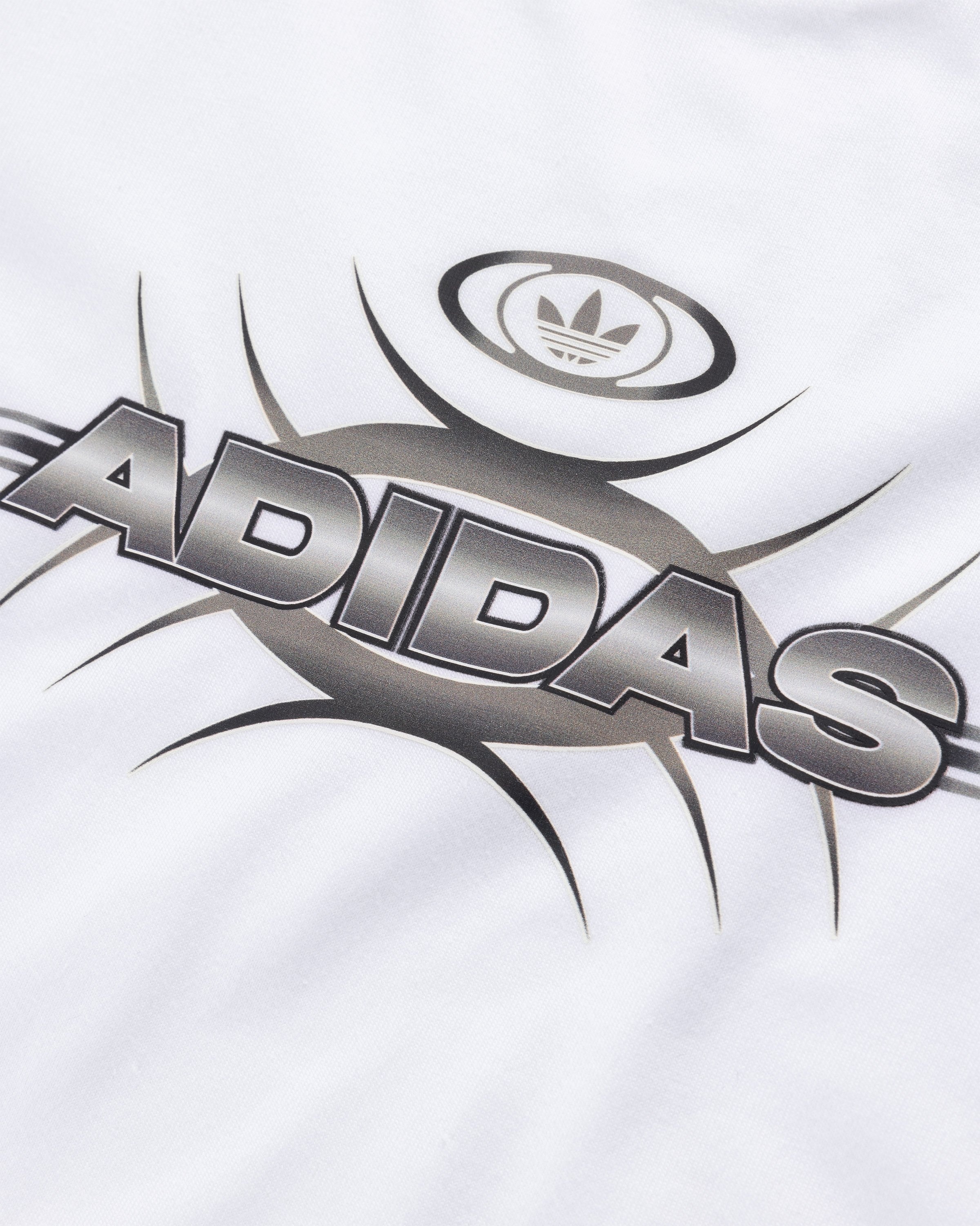 Adidas – Graphic Logo T-Shirt White - Tops - White - Image 5
