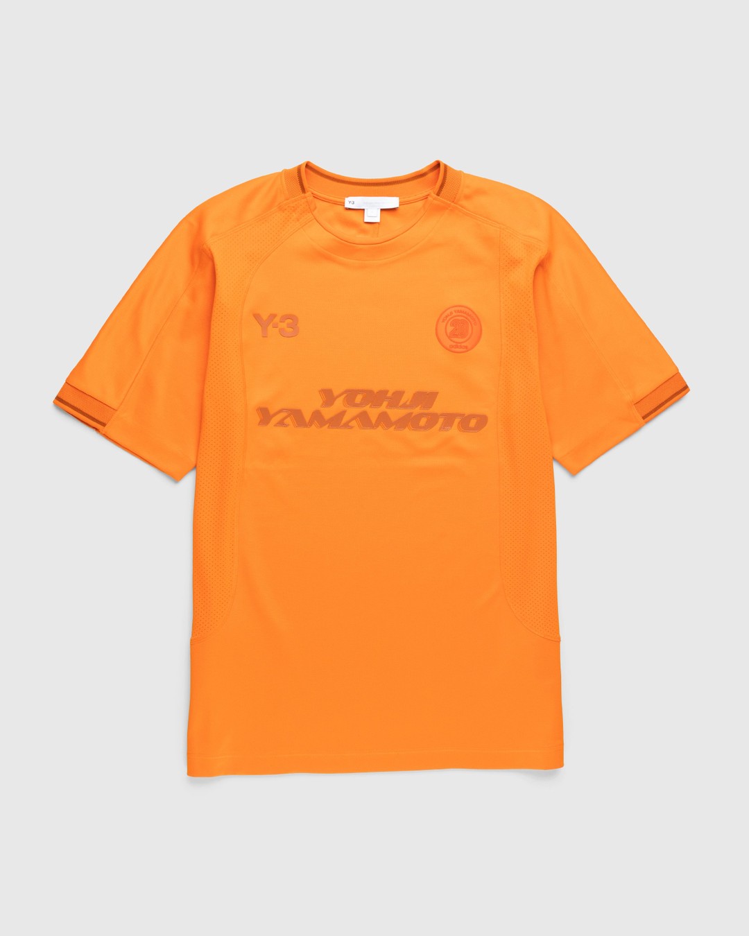 Y-3 – Logo T-Shirt - Tops - Orange - Image 1