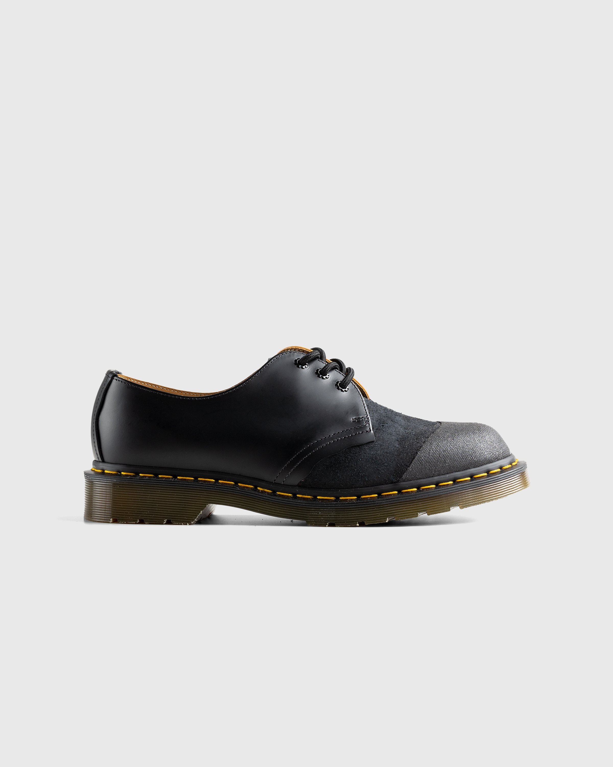 Dr. Martens – 1461 Reverse Black+Tan Smooth+Nappa - Shoes - Black - Image 1