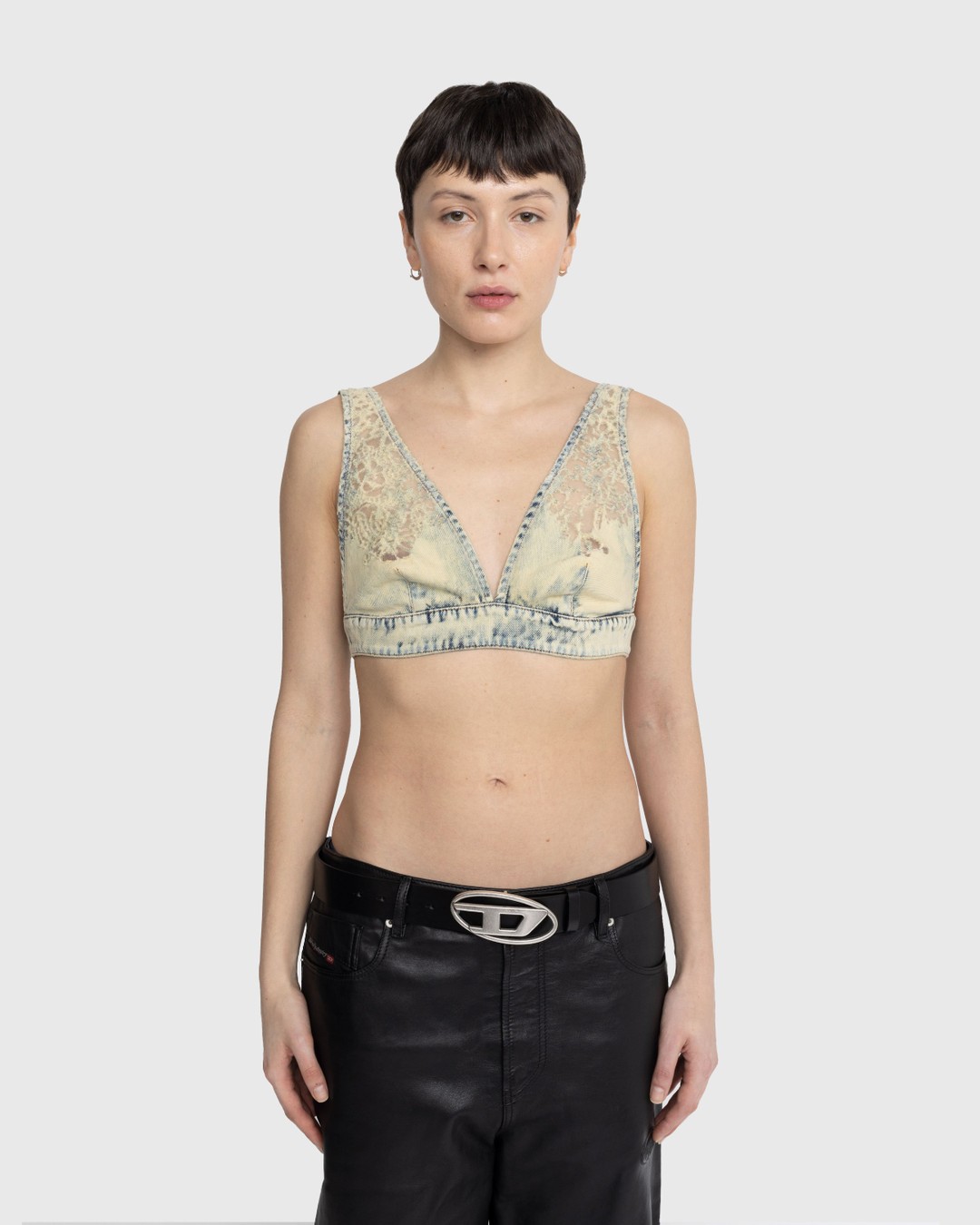 Diesel – De-Janys-Fsc Denim Top Light Blue - Tops - Blue - Image 2