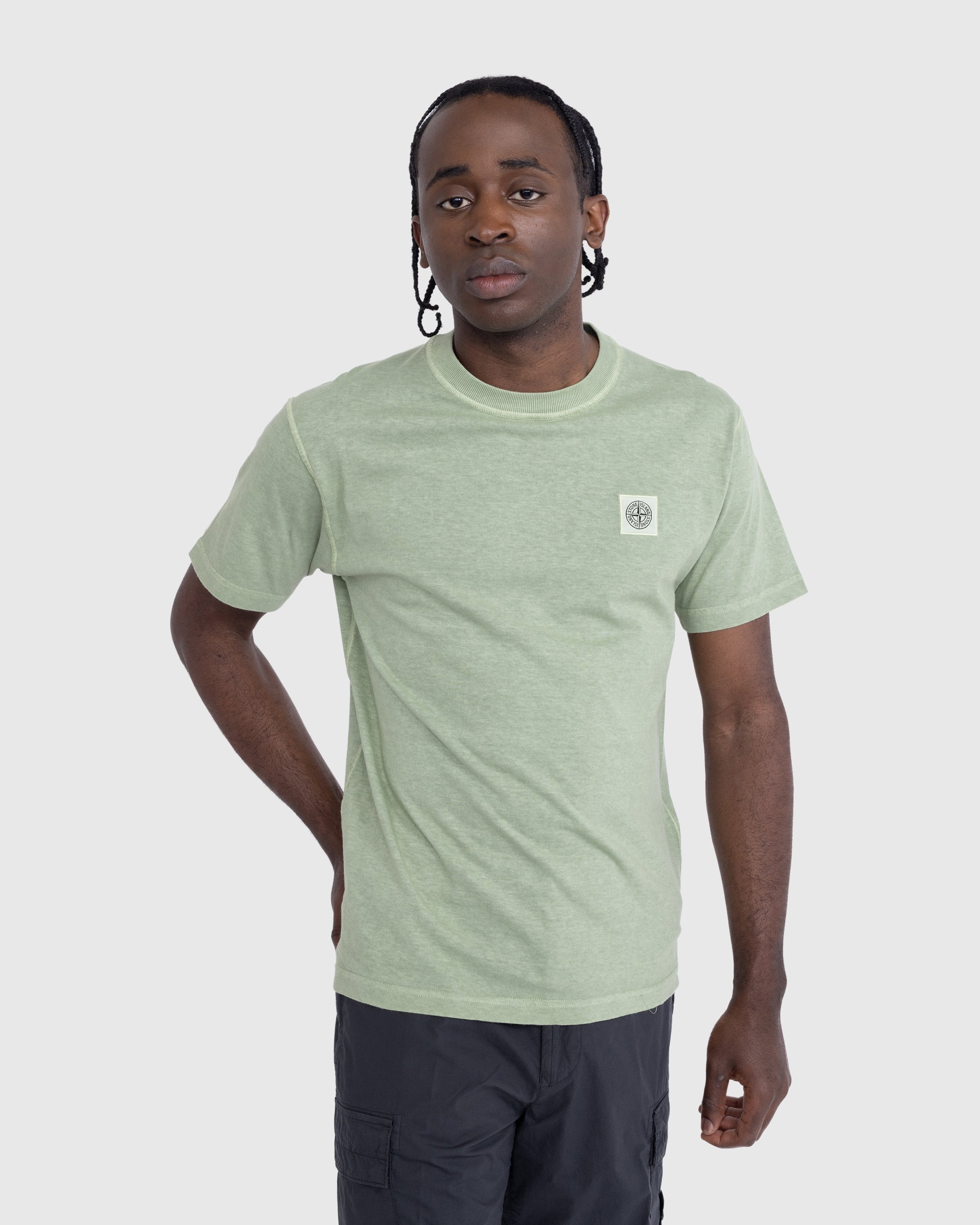 Stone Island – T-Shirt Green 23757 - T-Shirts - Green - Image 2
