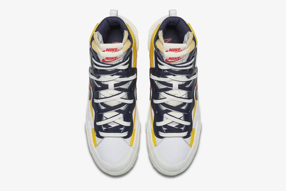 sacai waffle blazer