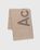Acne Studios – Logo Jacquard Scarf Camel Brown - Scarves - Brown - Image 2