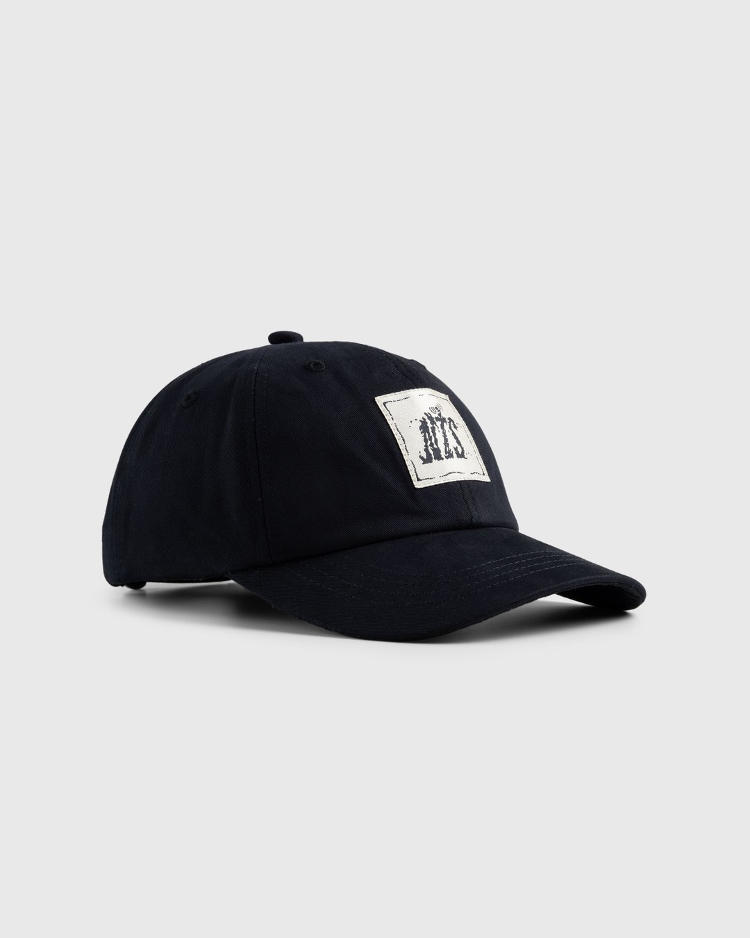 NTS x Highsnobiety – Logo Patch Cap Black - Hats - Black - Image 1