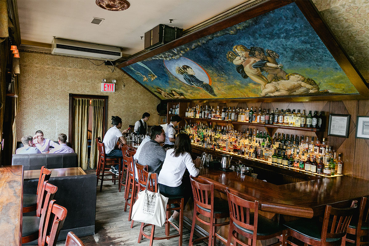 best new york bars angels share AMEX american express platinum food &amp; drink